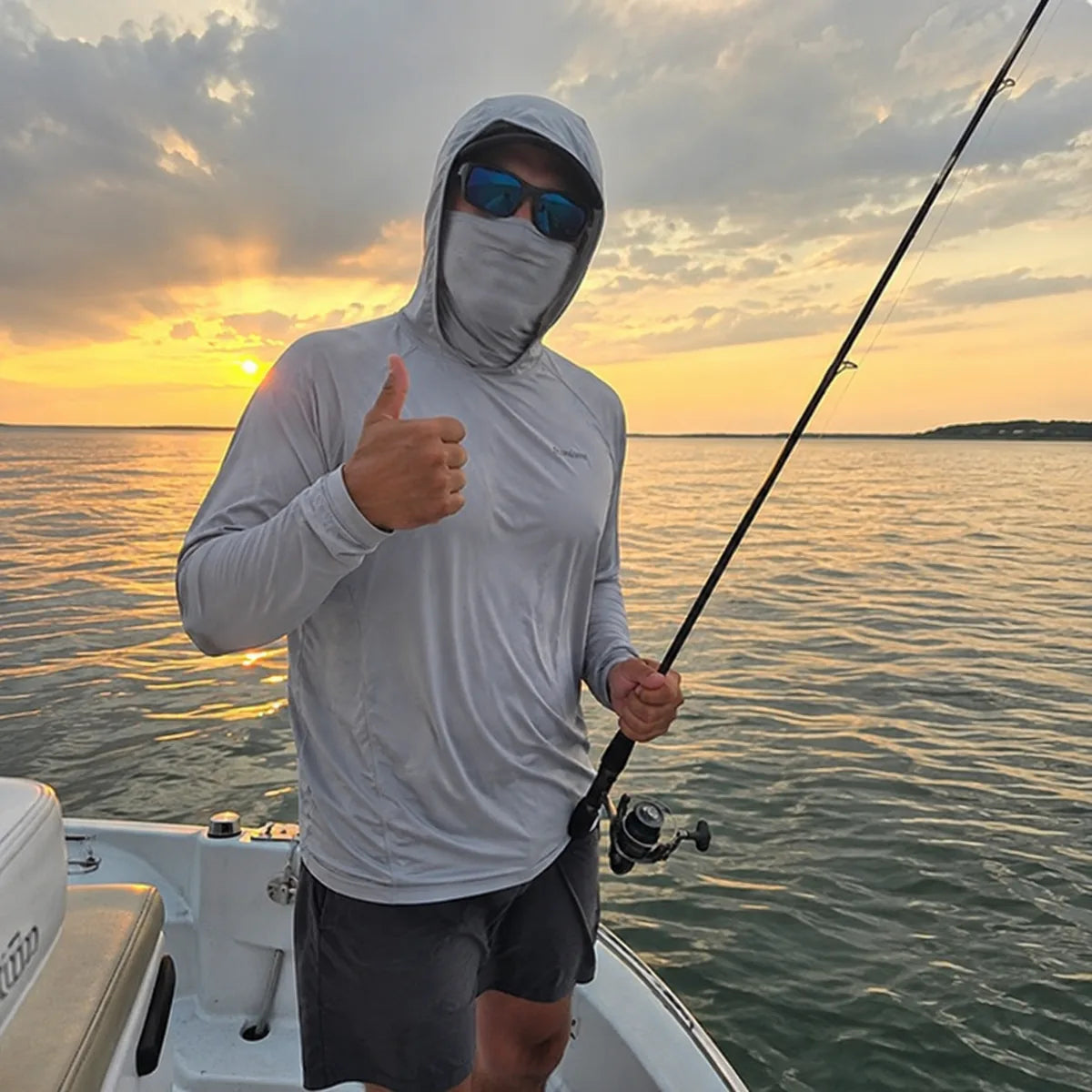 Fishing hoodie customer review photo 1