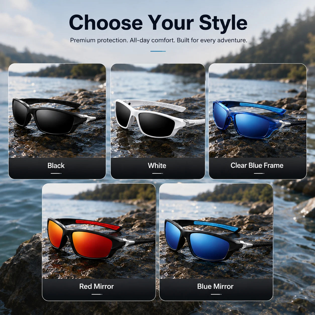 AquaLens™ Polarized Fishing Sunglasses for Fishing