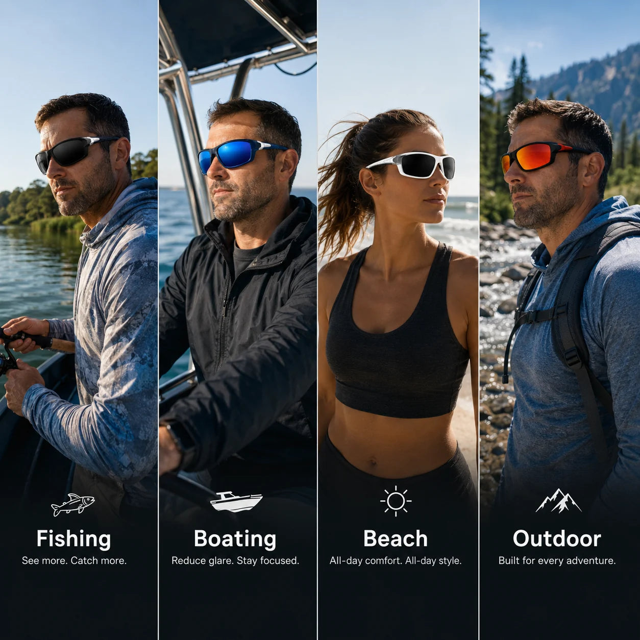 AquaLens™ Polarized Fishing Sunglasses for Fishing