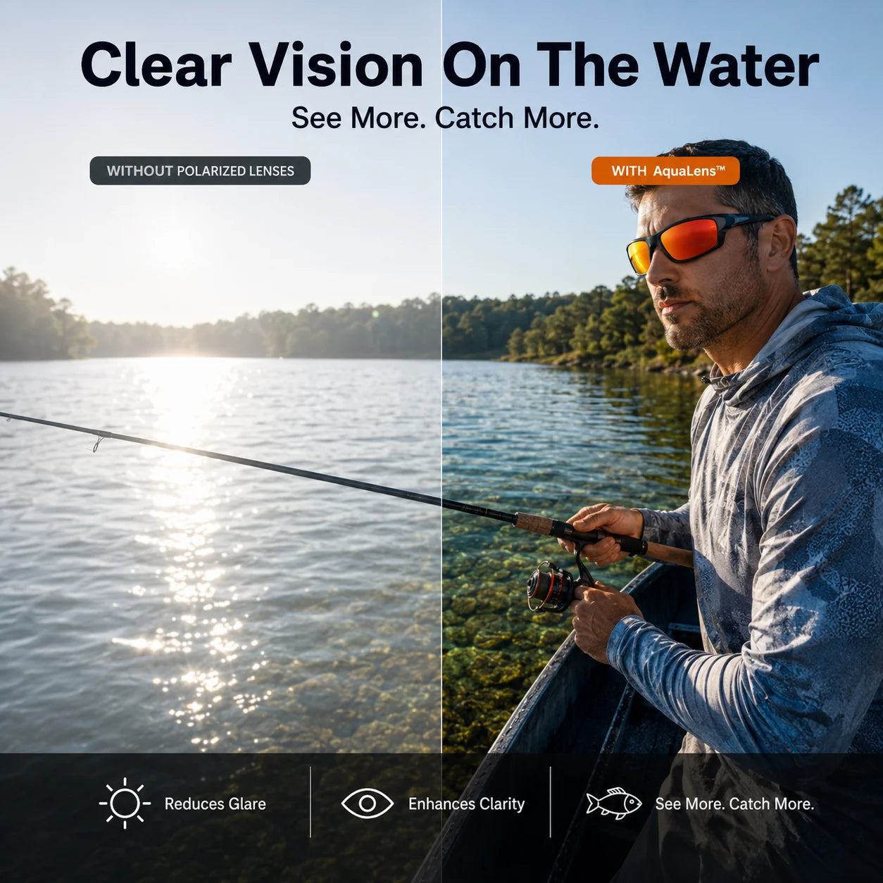 AquaLens™ Polarized Fishing Sunglasses for Fishing