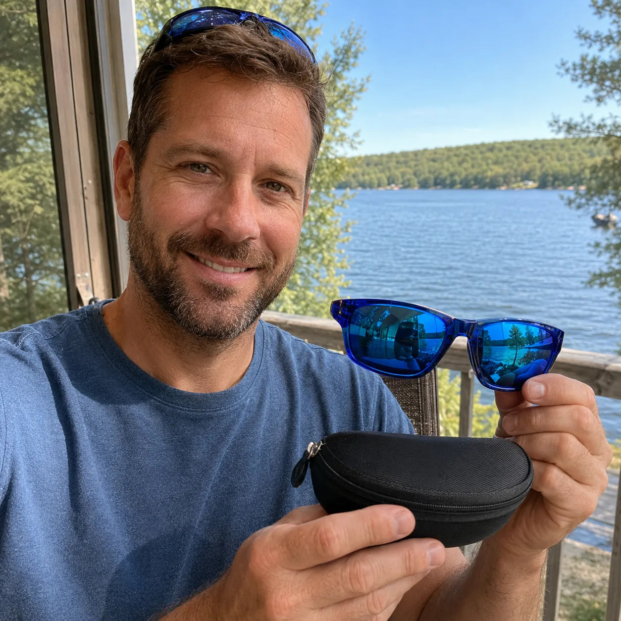 AquaLens sunglasses customer review photo 3